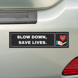 Critical Black & Red Iconic Bumper Sticker
