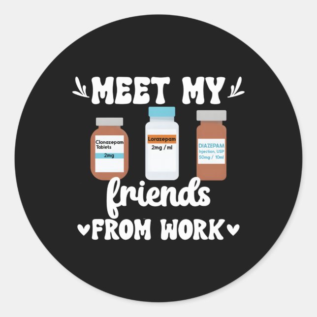 Critical Care Nurse Critical Care Nursing Classic Round Sticker (Front)