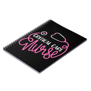 Critical Care Nurse Logo RN Critical Care Nursing Notebook