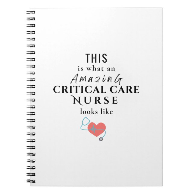 Critical Care Nurse Notebook (Front)