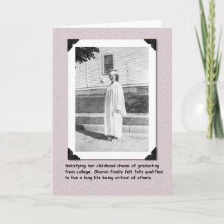 Critical Graduation - FUNNY Card