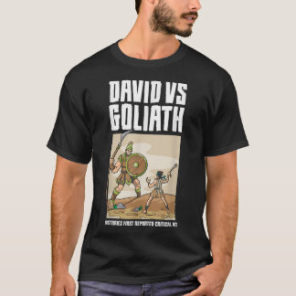 Critical Hit Funny RPG Joke Meme DM David Goliath  T-Shirt