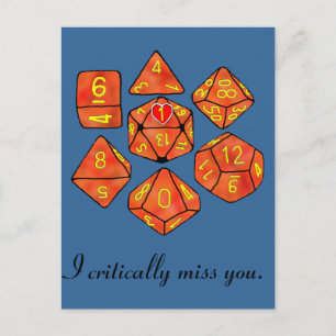 Critical Miss Postcard