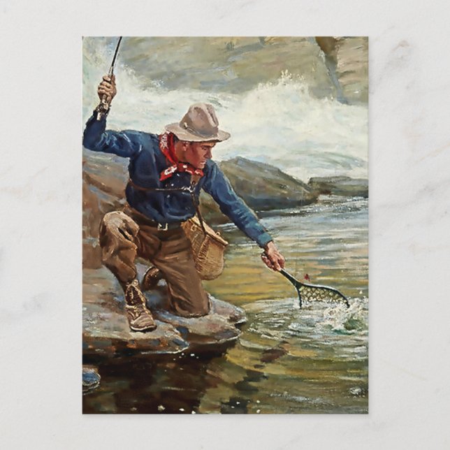 “Critical Moment” by Philip R Goodwin Postcard (Front)