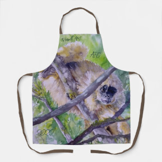 'Critical Muriqui Monkey Business' Apron