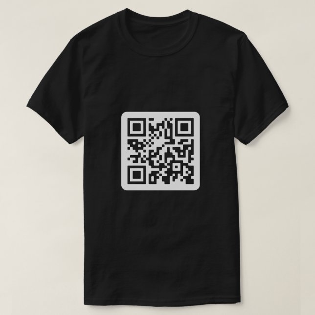 Critical Race Theory QR Code BHM T-Shirt (Design Front)