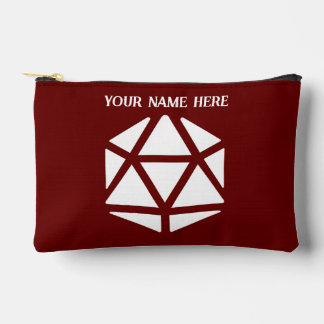 Critical Strike Dice Acc Zip Pouch (small)