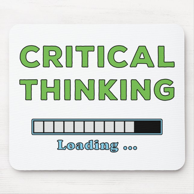 Critical Thinking   Mouse Mat (Front)