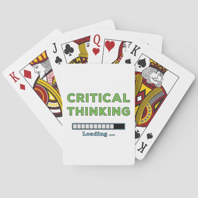 Critical Thinking      Playing Cards (Back)