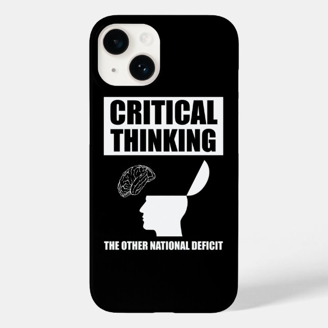 Critical Thinking The Other National Deficit Case-Mate iPhone Case (Back)
