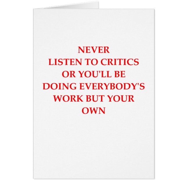 critics (Front)