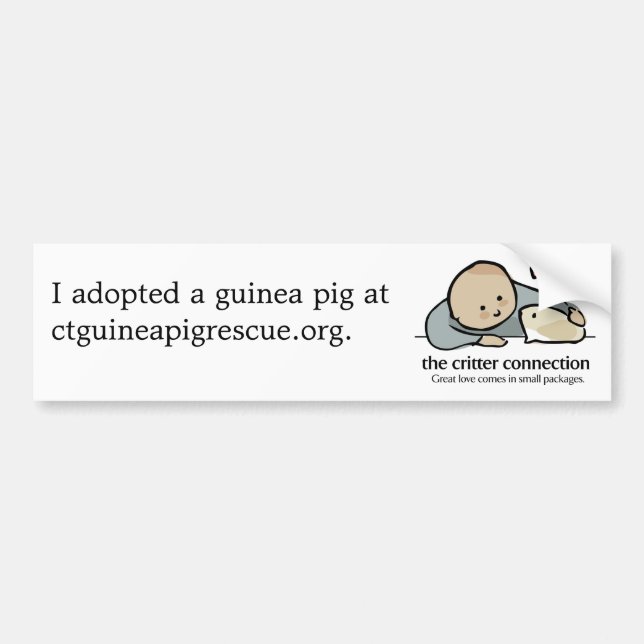 Critter Connection Bumper Sticker #1 (Front)