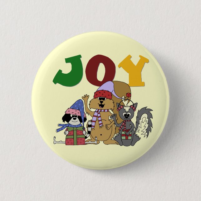 Critter Joy Tshirts and Gifts 6 Cm Round Badge (Front)