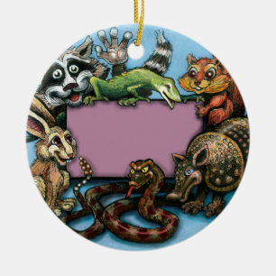 Critters Ceramic Tree Decoration