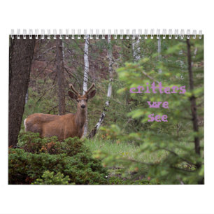 Critters We See  Calendar