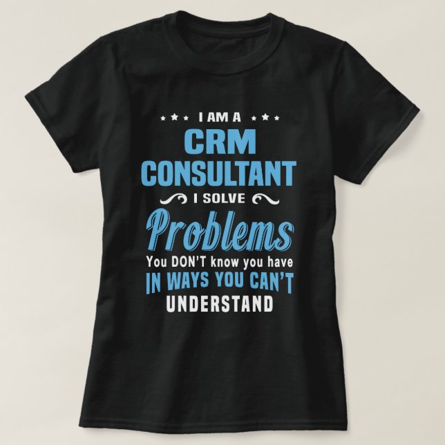CRM Consultant T-Shirt (Design Front)