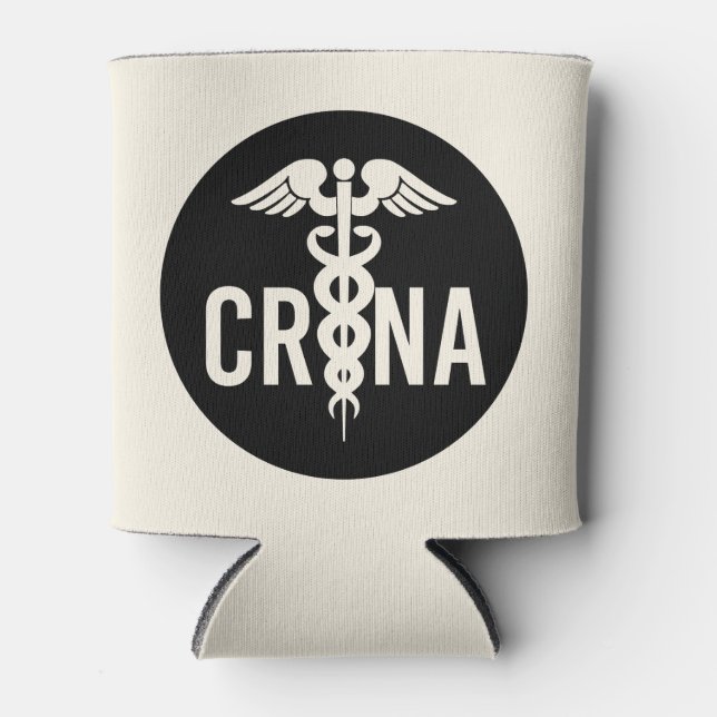 CRNA Certified Registered Nurse Anaesthetist Gift Can Cooler (Front)