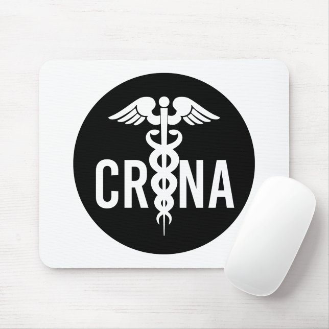 CRNA Certified Registered Nurse Anaesthetist Gift Mouse Mat (With Mouse)
