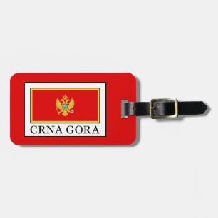 Crna Gora Luggage Tag