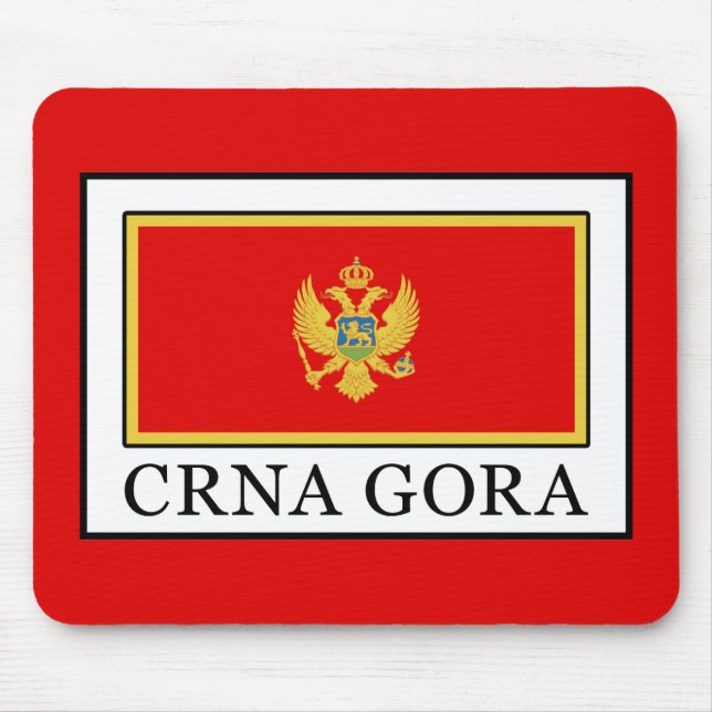 Crna Gora Mouse Mat (Front)