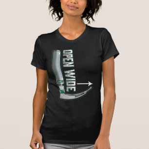 CRNA laryngoscope Anesthesiologist Intubation T-Shirt