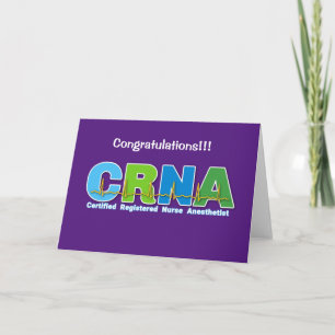 CRNA Nurse Anaesthetist Card