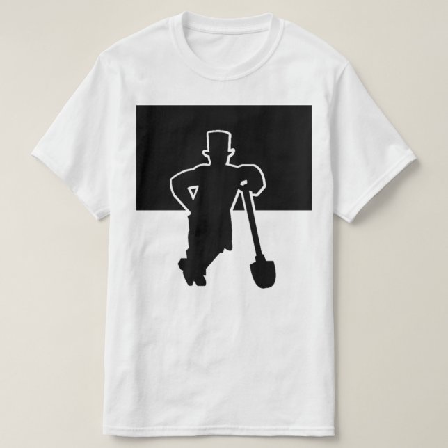 Crno Beli Grobar  T-Shirt (Design Front)