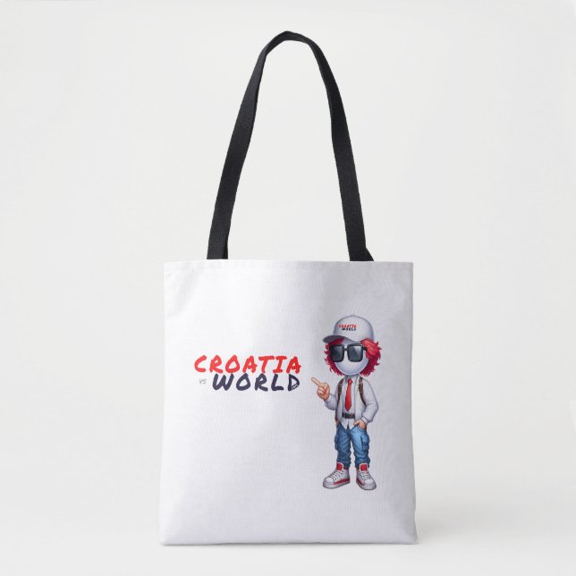 CRO@ - White Tote Bag (Front)