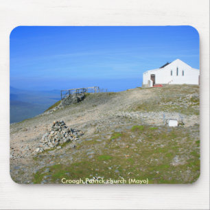 Croagh Patrick church Mouse Mat