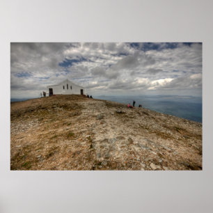 Croagh Patrick church Poster
