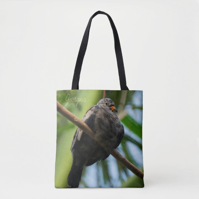 Croaking ground dove tote bag (Front)