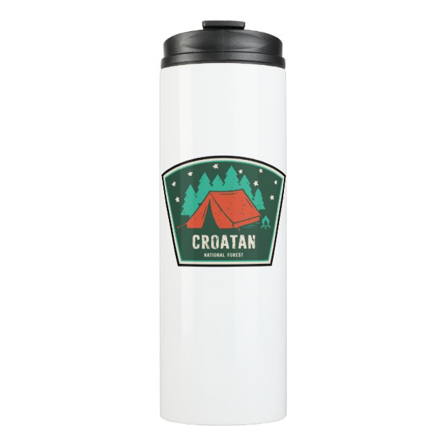 Croatan National Forest Camping Thermal Tumbler (Front)