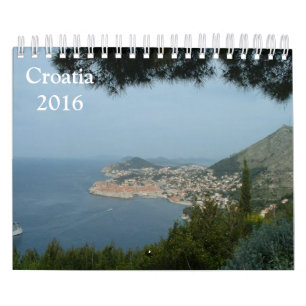 Croatia 2016 calendar