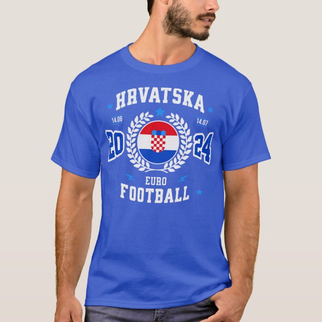 Croatia 2024 supporter T-Shirt (Front)