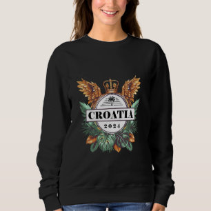 Croatia 2024 Vacation Team Hrvatska Sweatshirt