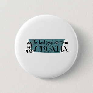 CROATIA 6 CM ROUND BADGE