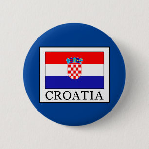 Croatia 6 Cm Round Badge