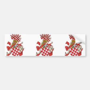 croatia, Austria Bumper Sticker