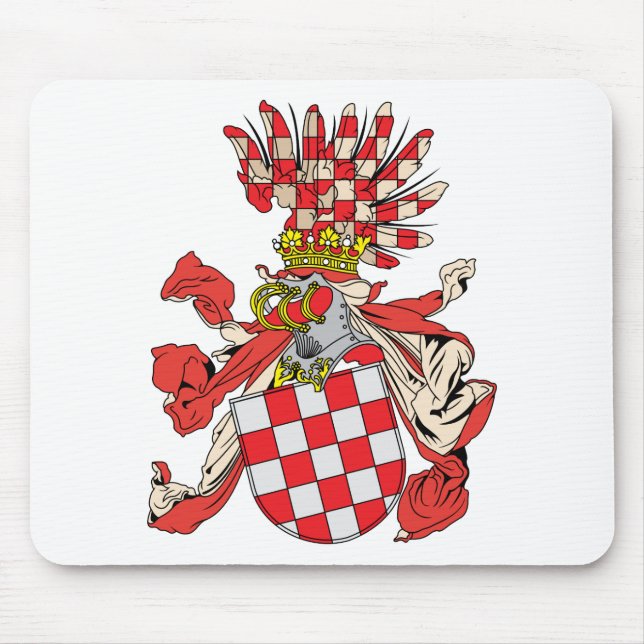 croatia, Austria Mouse Mat (Front)