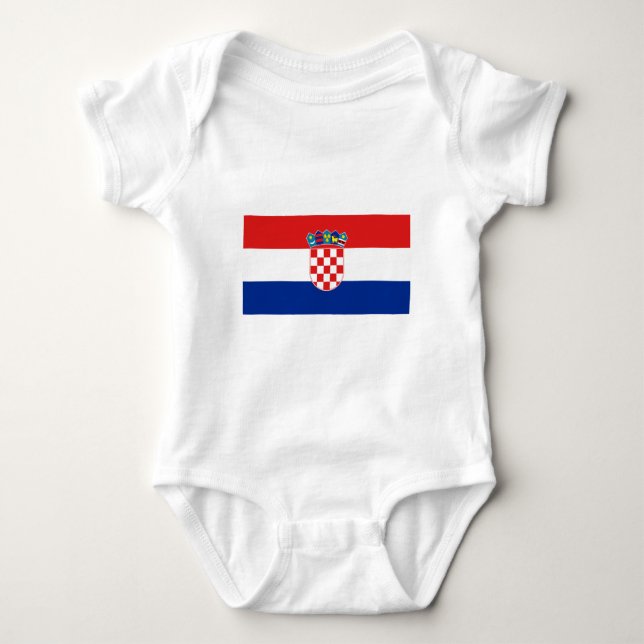 croatia baby bodysuit (Front)