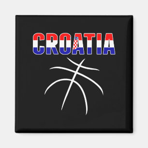 Croatia Basball Fans Jersey - Croatian Flag Sport Magnet