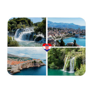 Croatia Beautiful Scenic Landmarks - Europe Magnet