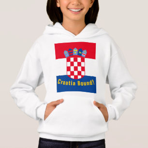 Croatia Bound Girl's Hoodie