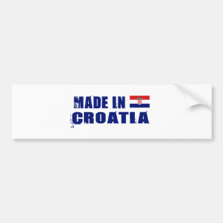 CROATIA BUMPER STICKER
