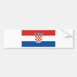 croatia bumper sticker