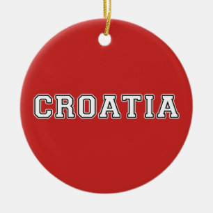 Croatia Ceramic Tree Decoration
