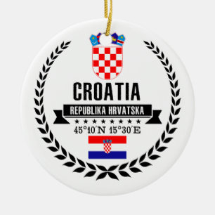 Croatia Ceramic Tree Decoration