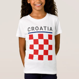 Croatia Checkerboard T-Shirt