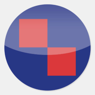 Croatia Classic Round Sticker