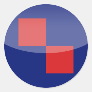 Croatia Classic Round Sticker